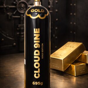 CLOUD 9INE 695g N2O drink infusion cylinder Gold x6 pack