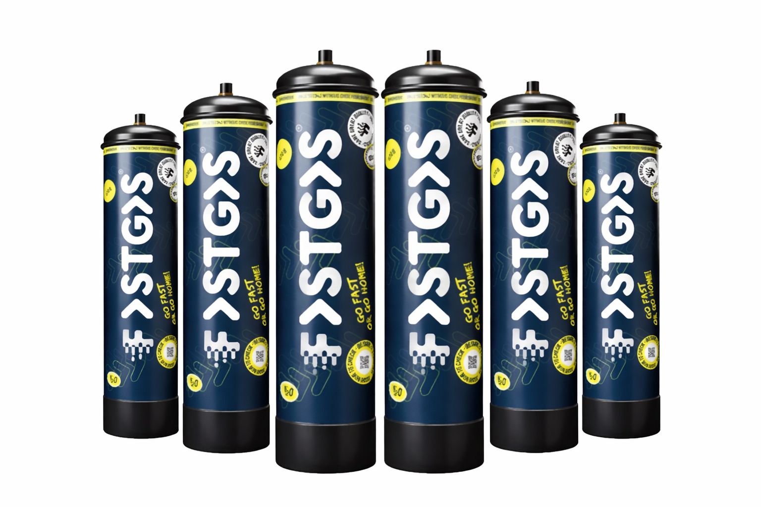 Fast Gas 670g N2O drink infusion cylinder x6 pack